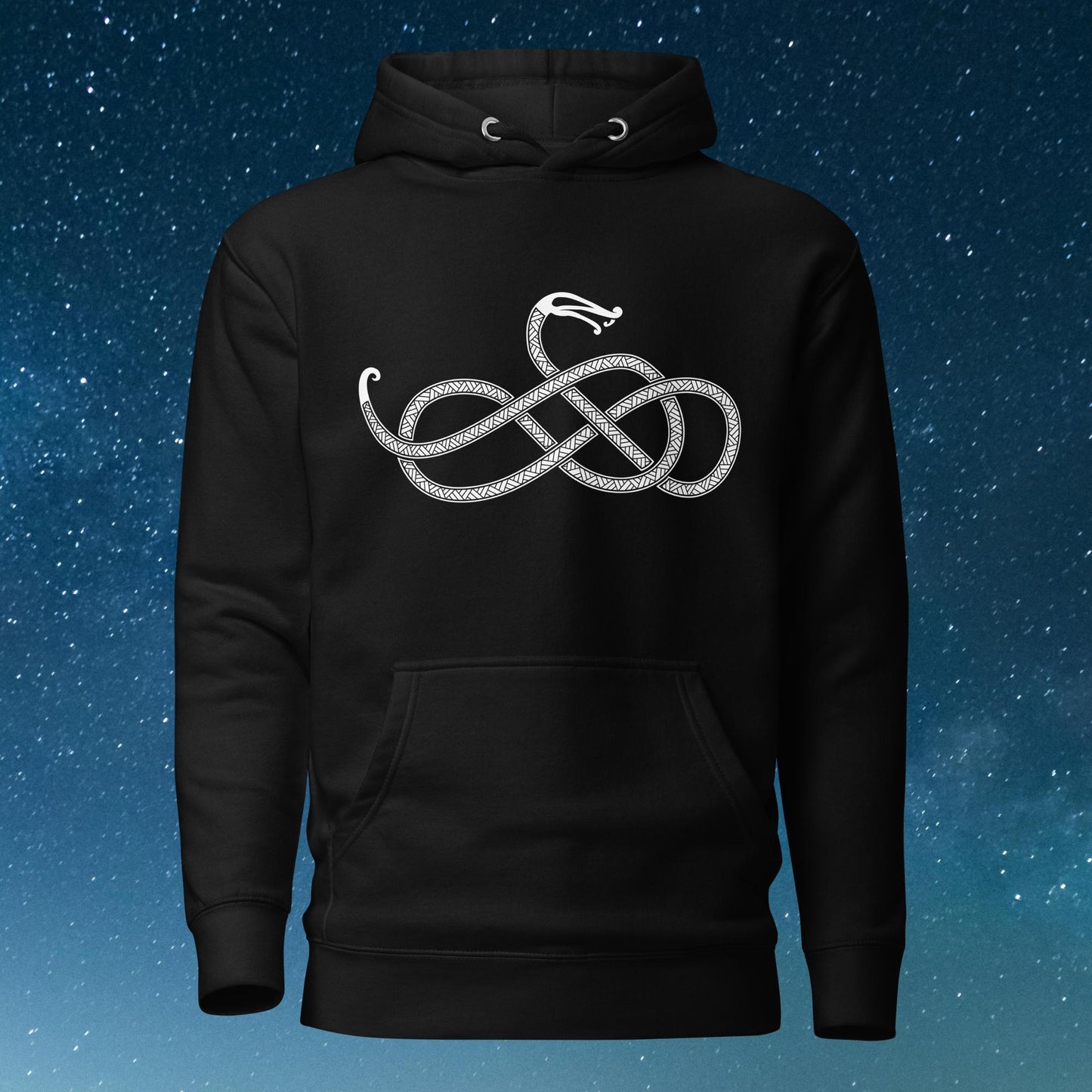 Old Norse Jörmungandr Viking Hoodie