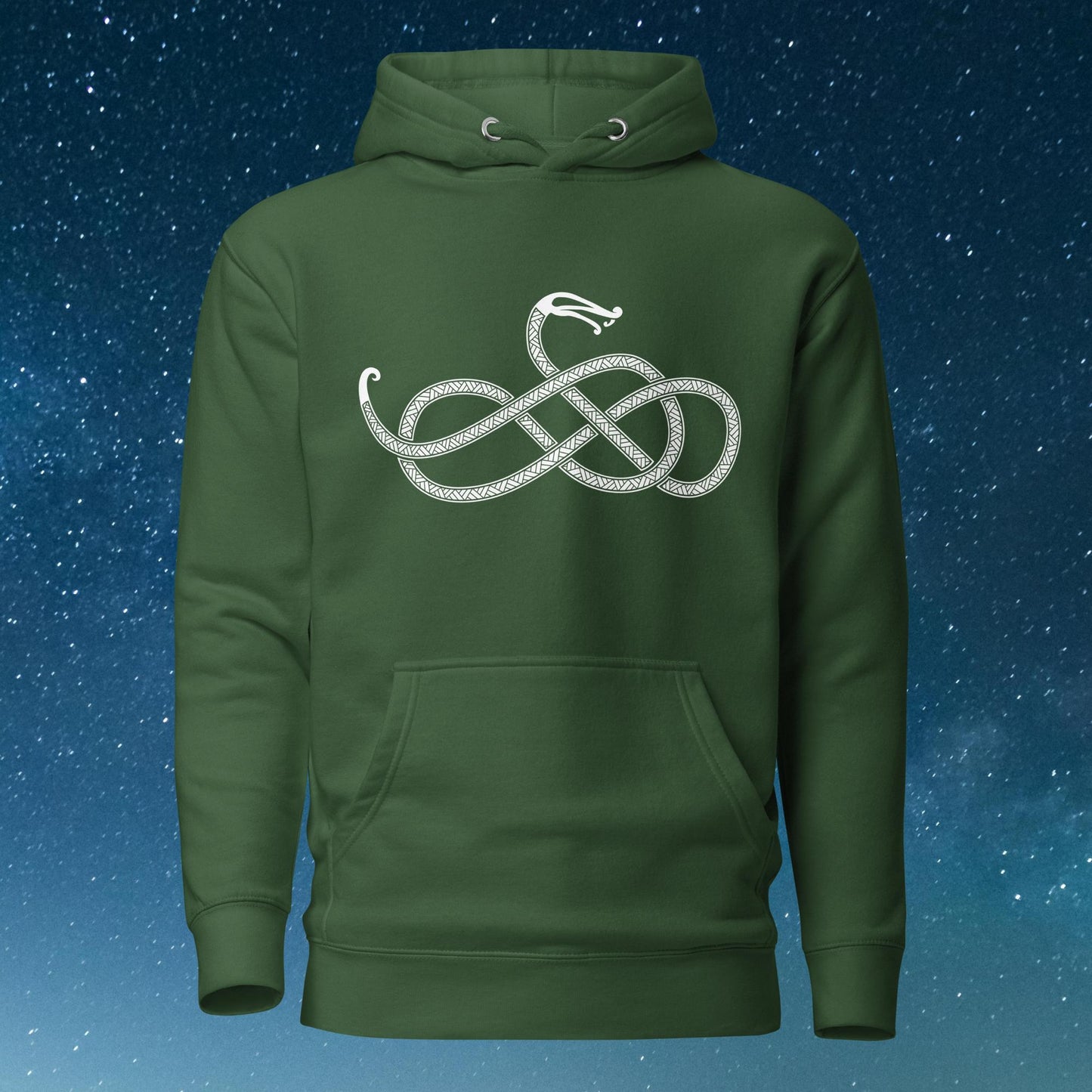 Old Norse Jörmungandr Viking Hoodie