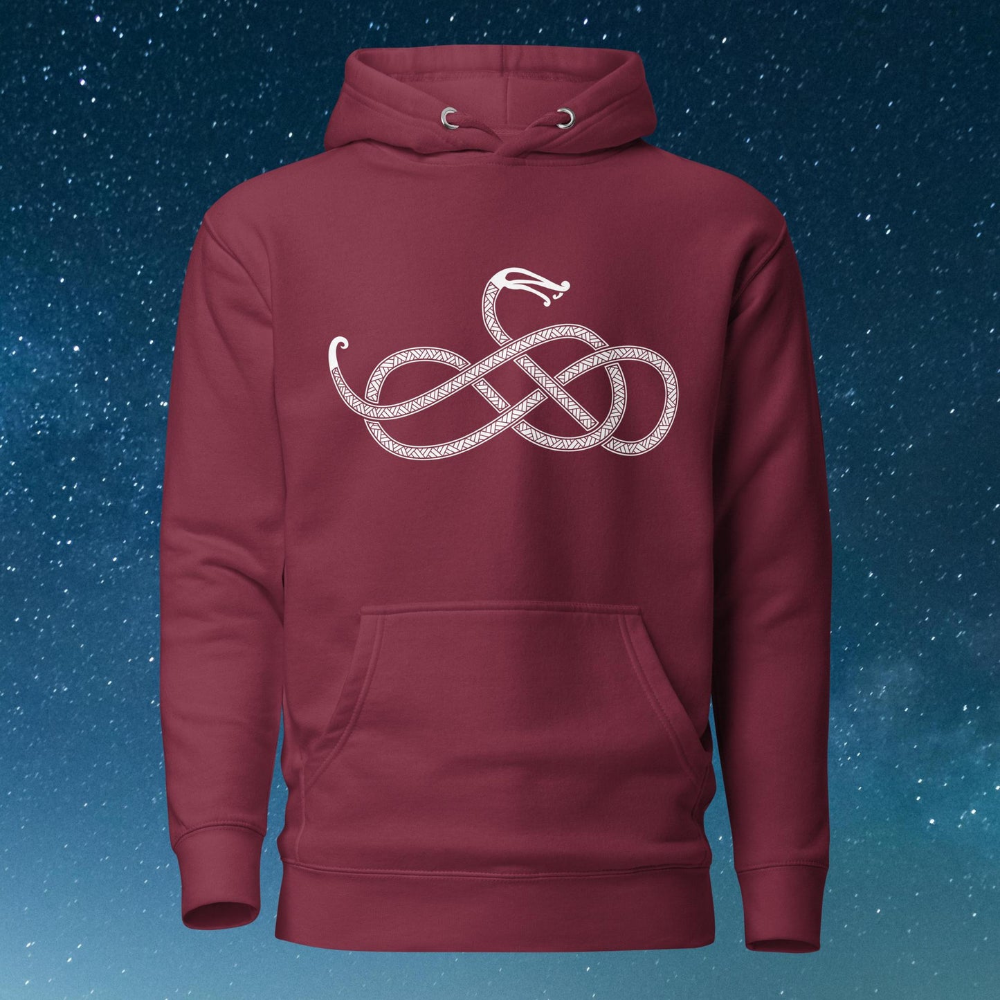 Old Norse Jörmungandr Viking Hoodie