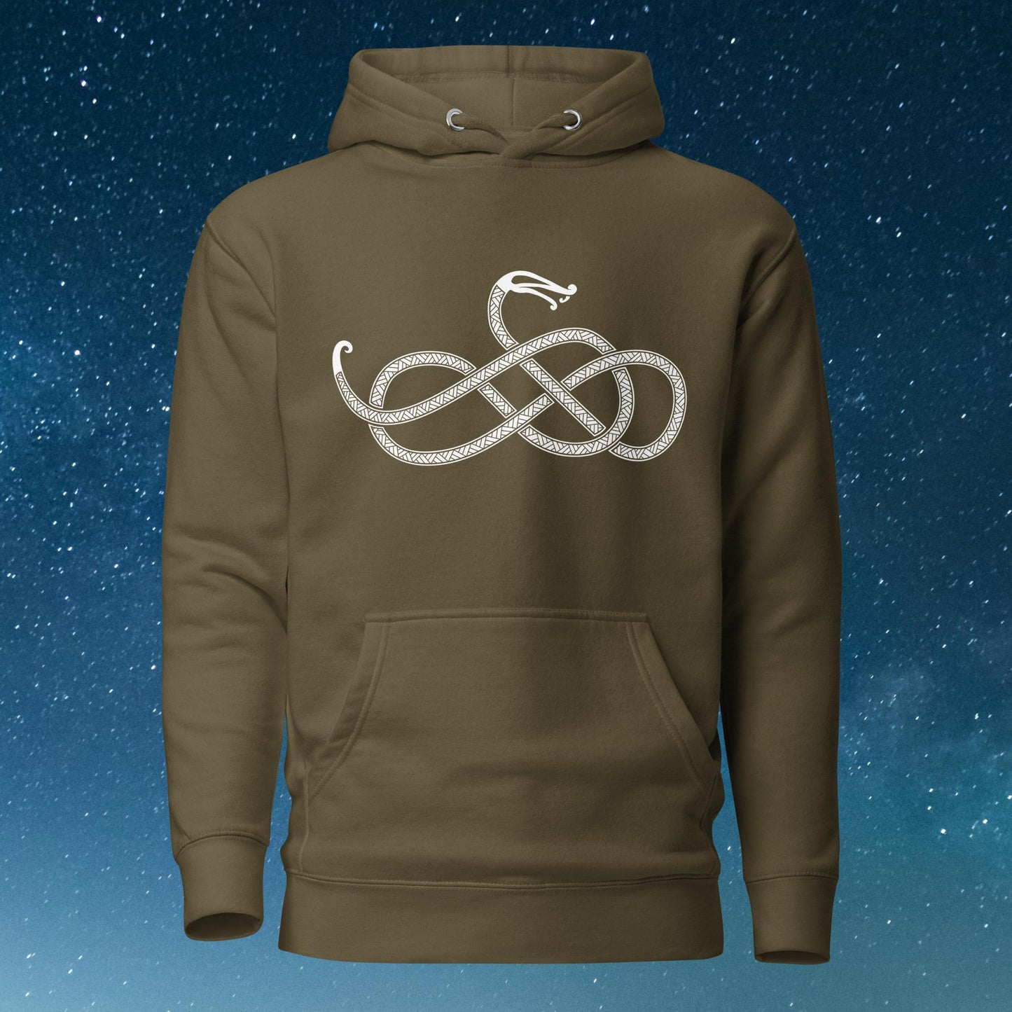 Old Norse Jörmungandr Viking Hoodie