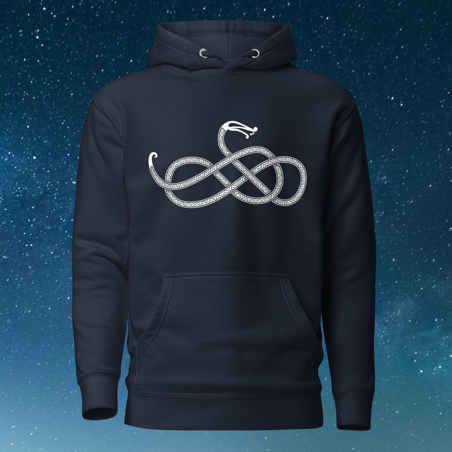 Old Norse Jörmungandr Viking Hoodie
