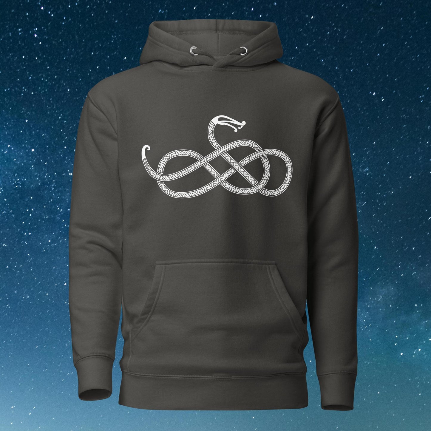 Old Norse Jörmungandr Viking Hoodie