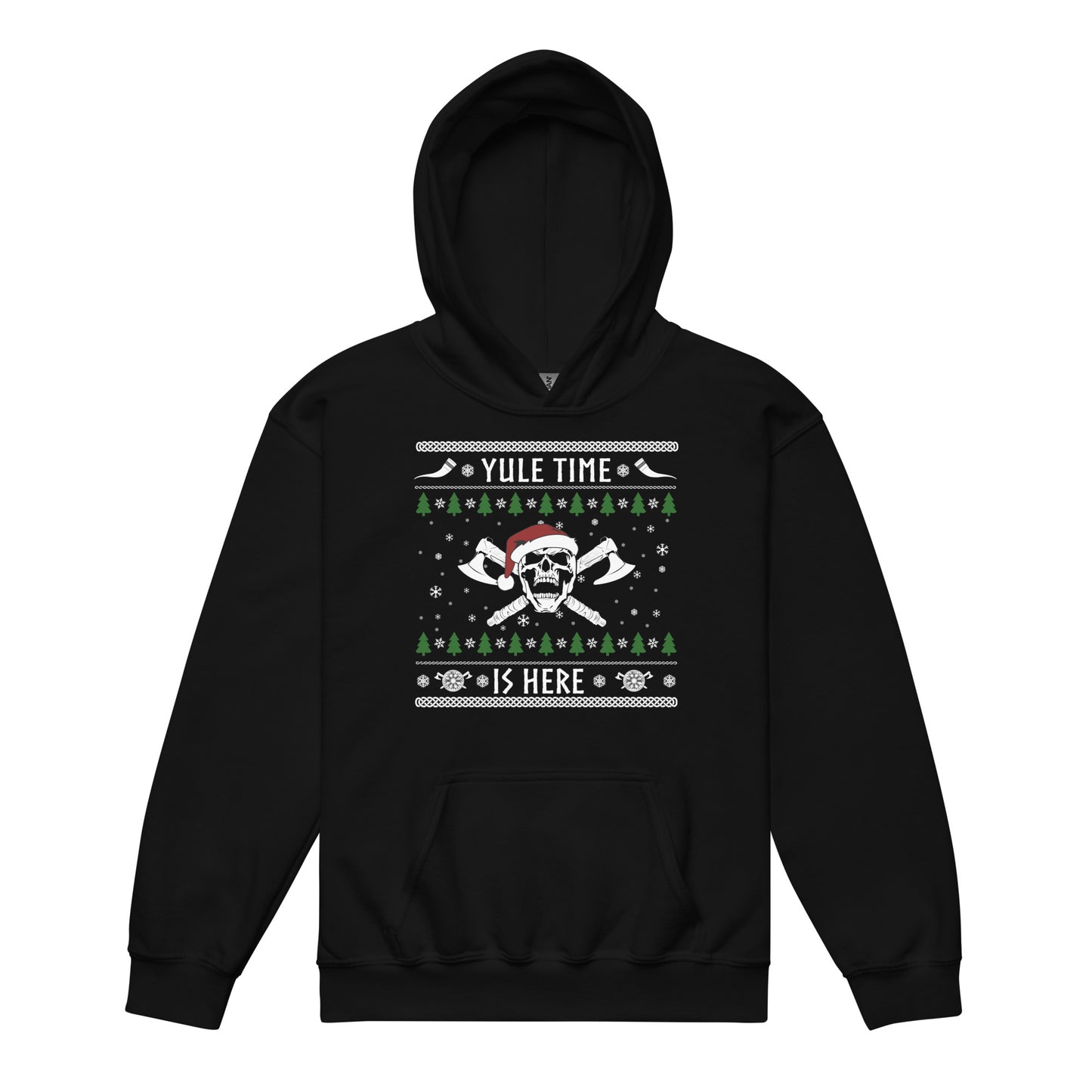 Yule time heavy blend hoodie for teens
