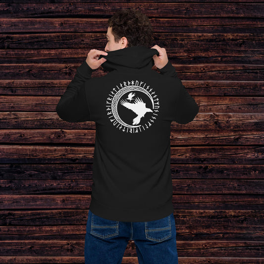 Huginn and Munnin Zipped Hoodie