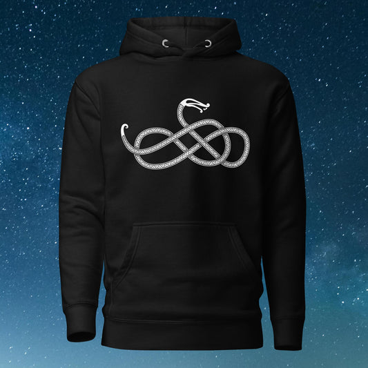 Old Norse Jörmungandr Viking Hoodie